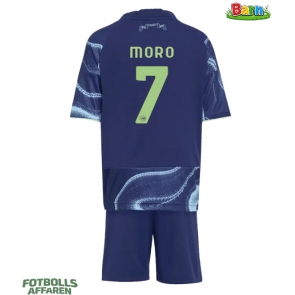 Ajax Raul Moro #7 Bortaställ Barn 2025-26 Kortärmad (+ Korta byxor)
